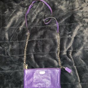 Purple crossbody bag